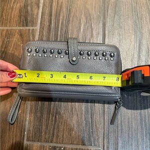 The Sak Charcoal Studded Wallet